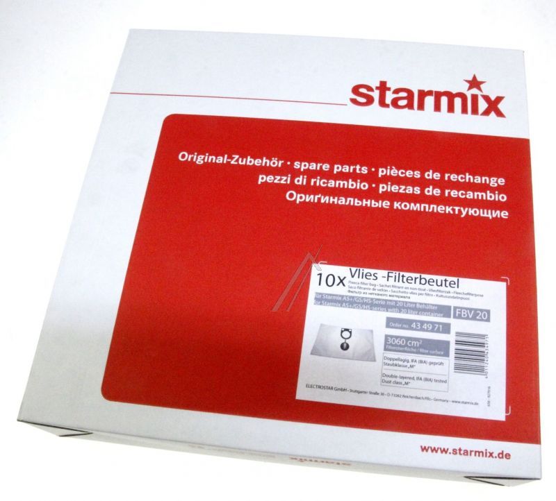Starmix Stofzuigerzakken                                             434971