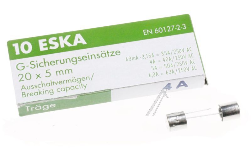 - Glaszekering 5x20mm traag                                    