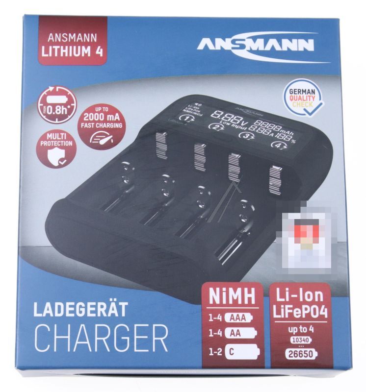 Ansmann Acculaders v. standaard accu´s                               10010122