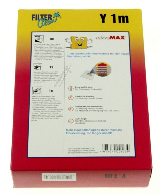 FILTERCLEAN Sacs aspirateur                                              FL0036K