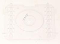 BEKO/GRUNDIG/ARCELIK Afdekkap behuizing                                           C00866797
