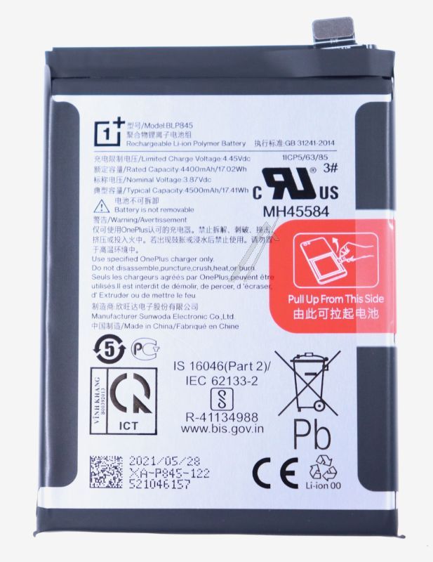 Oneplus Accu v.telefoon                                              9561206