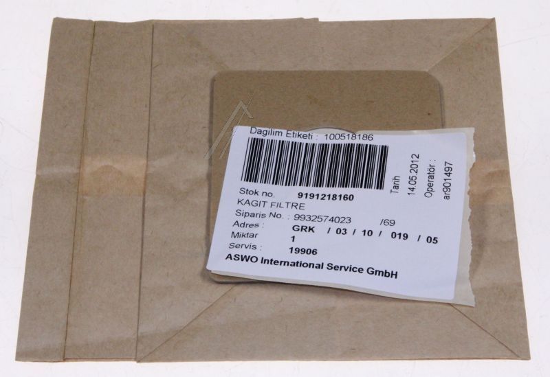 BEKO/GRUNDIG/ARCELIK Stofzuigerzakken                                             C00928573