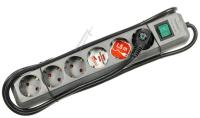 BRENNENSTUHL 6-voud.tafelcontactdoos+schak. 1159540015