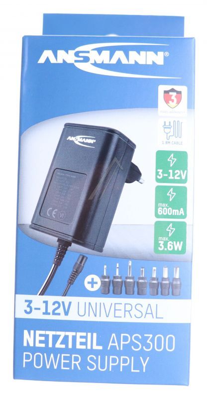 Ansmann Netadapter universeel                                        12010021