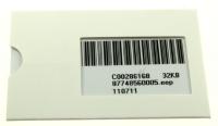WHIRLPOOL/INDESIT Programmeerkaarten                                           482000031727