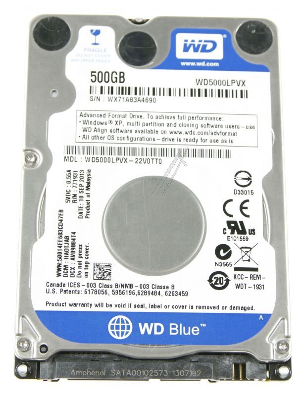 Acer S-ata 2,5" harddisk voor pc                                  KH50008044