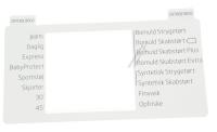 BEKO/GRUNDIG/ARCELIK Capots de dosseret                                           C00908625