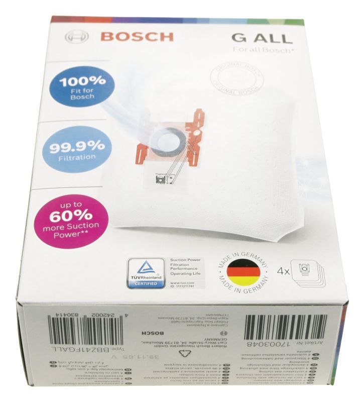 Boschsiemens Sacs aspirateur                                              17003048