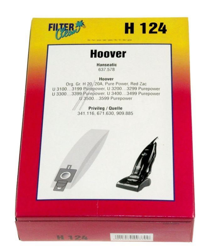 FILTERCLEAN Sacs aspirateur                                              000166K
