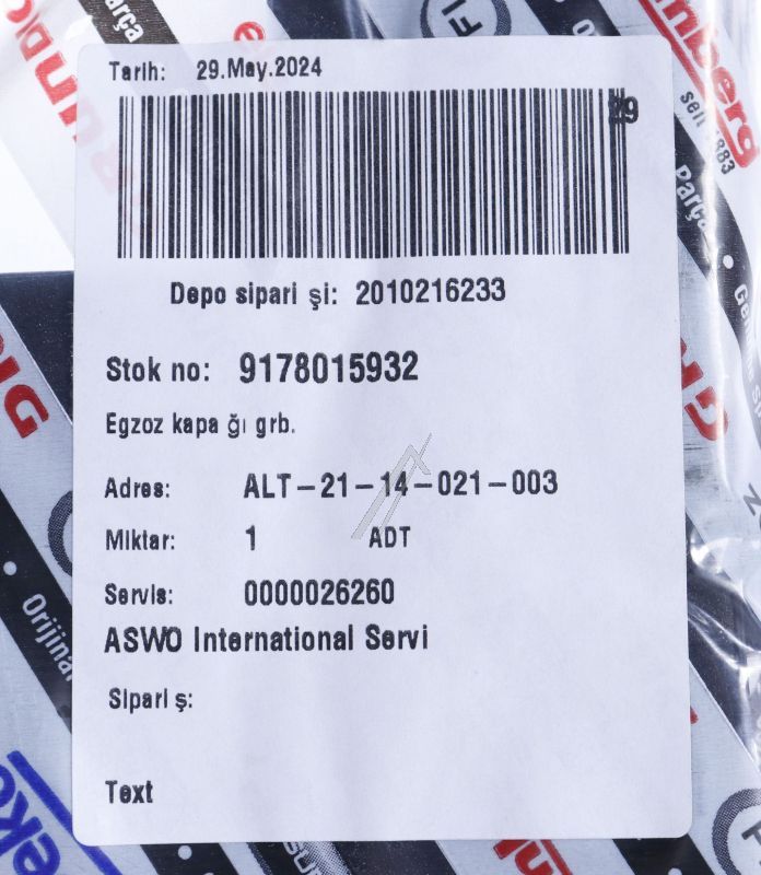 BEKO/GRUNDIG/ARCELIK Afdekkap behuizing                                           C00908998