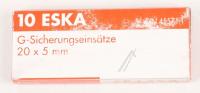 - Glaszekering 5x20mm supersnel                                