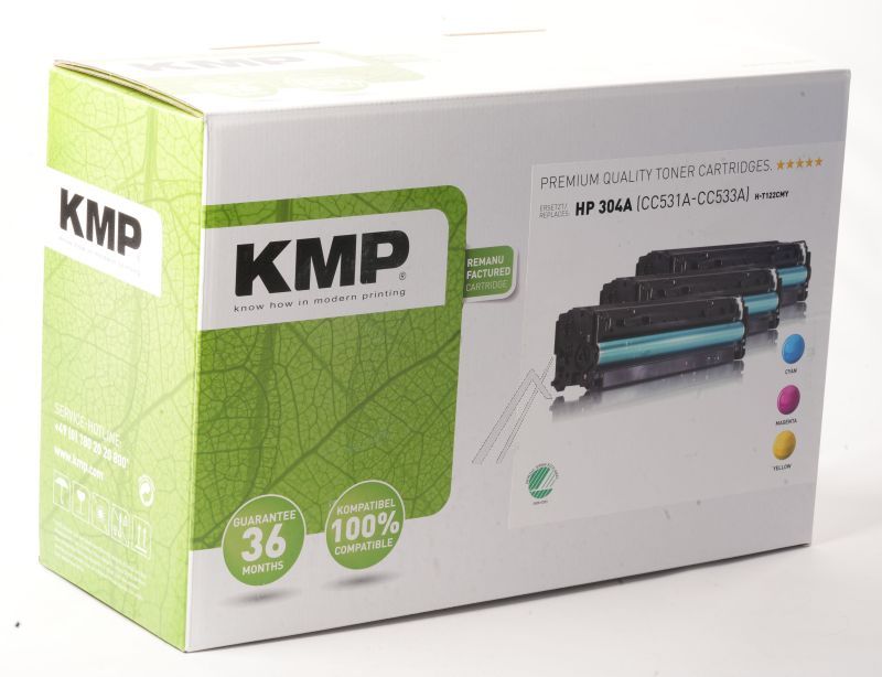KMP Tonercartridges HT122CMY