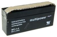 MULTIPOWER Accus au plomb 6,0v                                          MP336