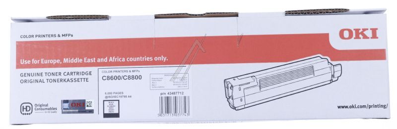 Oki Tonercartridges                                              43487712