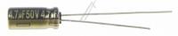 Panasonic 50v chimiques radiaux 105°c                                  EEUFC1H4R7