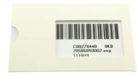 WHIRLPOOL/INDESIT Programmeerkaarten                                           482000031414
