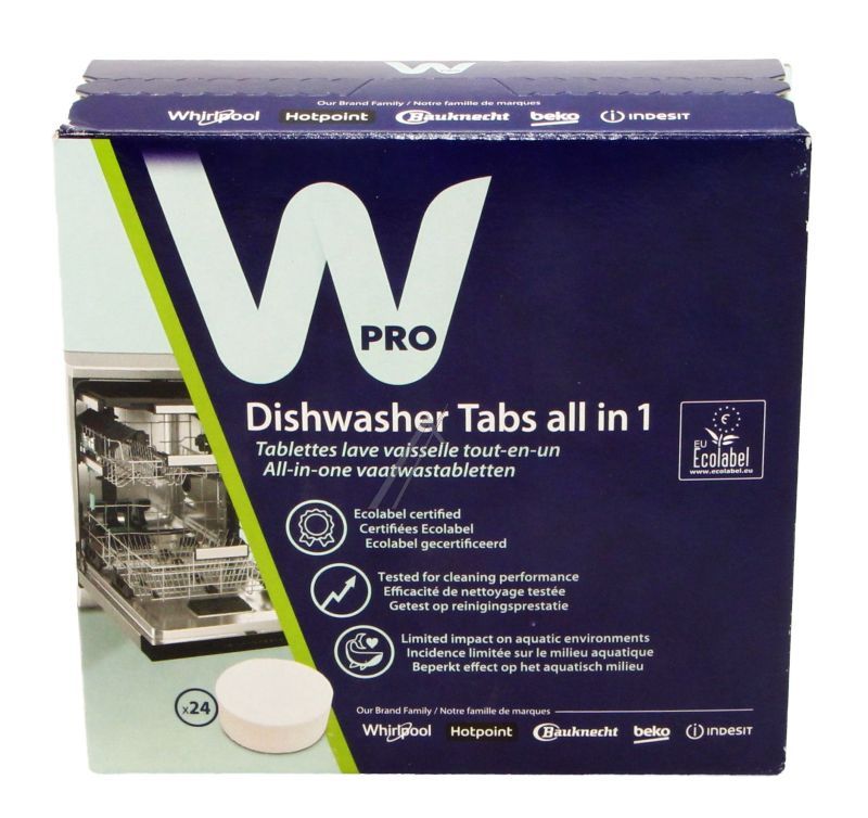 WHIRLPOOL/INDESIT Reinigingstabletten                                          488000860155