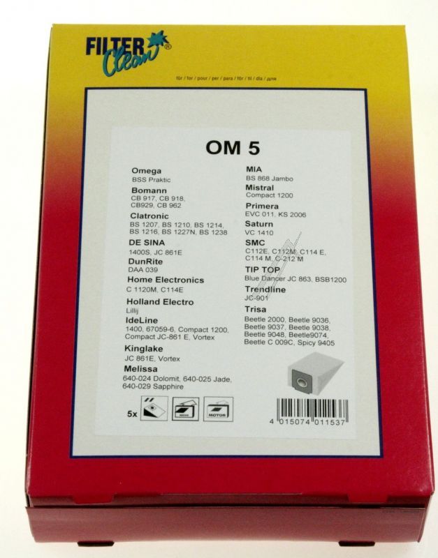 FILTERCLEAN Stofzuigerzakken                                             000771K