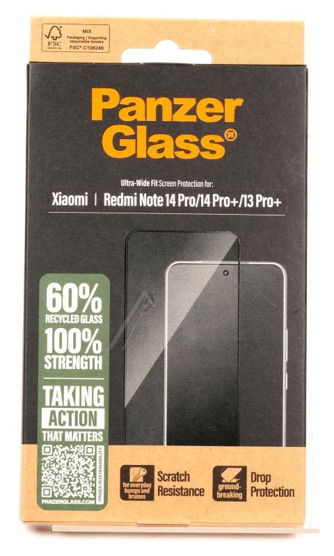 PANZERGLASS Display-beschermfolie                                        PGRNUWFG59453