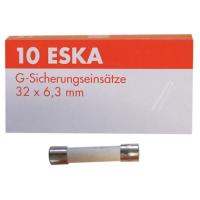 Boschsiemens Glaszekering us 6,3x32mm snel                                00152386