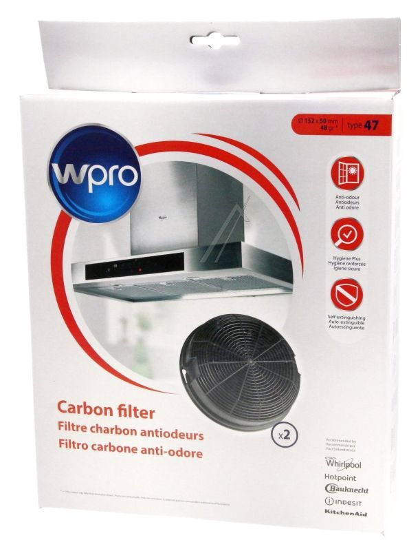 WHIRLPOOL/INDESIT Koolstoffilter                                               484000008784