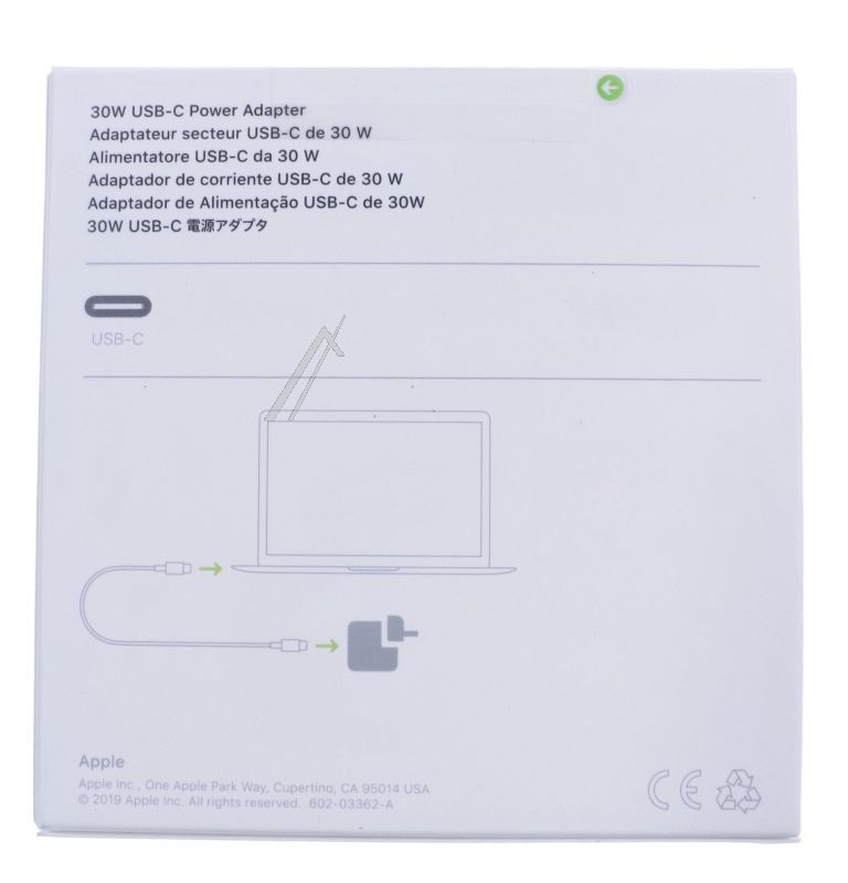 - Usb-voedingen                                                MW2G3ZMA