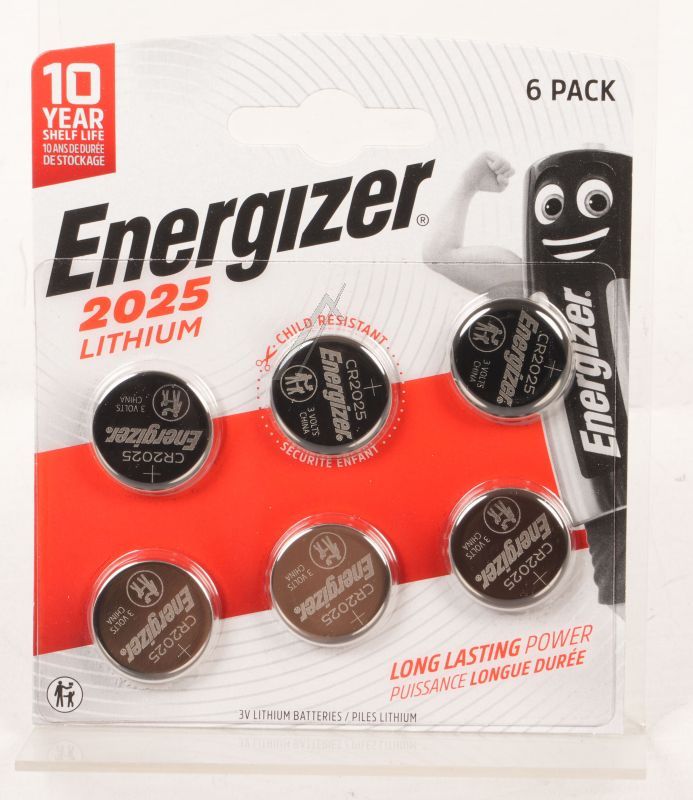 ENERGIZER 3,0v knoopcellen - batterijen                                E304313900