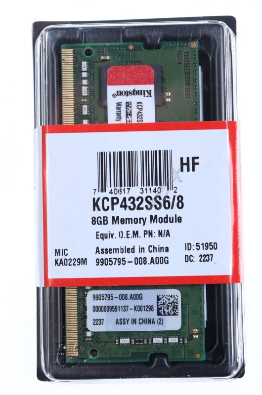 - Geheugens - pc KCP432SS68