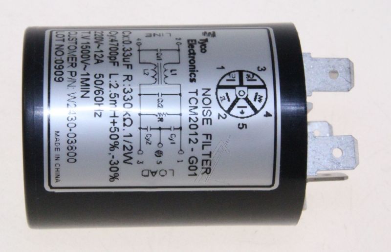 Panasonic Ontstoorfilters                                              AXW24300380
