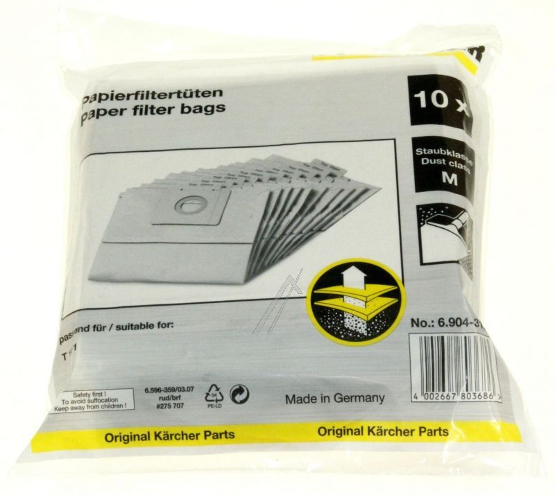 karcher Sacs aspirateur 69043120