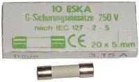- Keramische zekering 5x20mm 