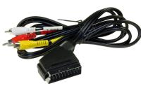 COM Scart-steker/cinch-steker 