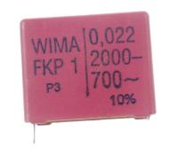 WIMA Fkp1-impulscondensatoren                                     FKP1U022206F00KSSD