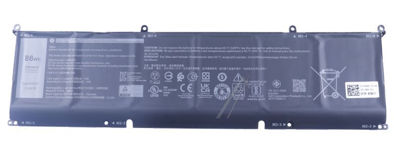 Dell Accus pour pc portable                                       M59JH