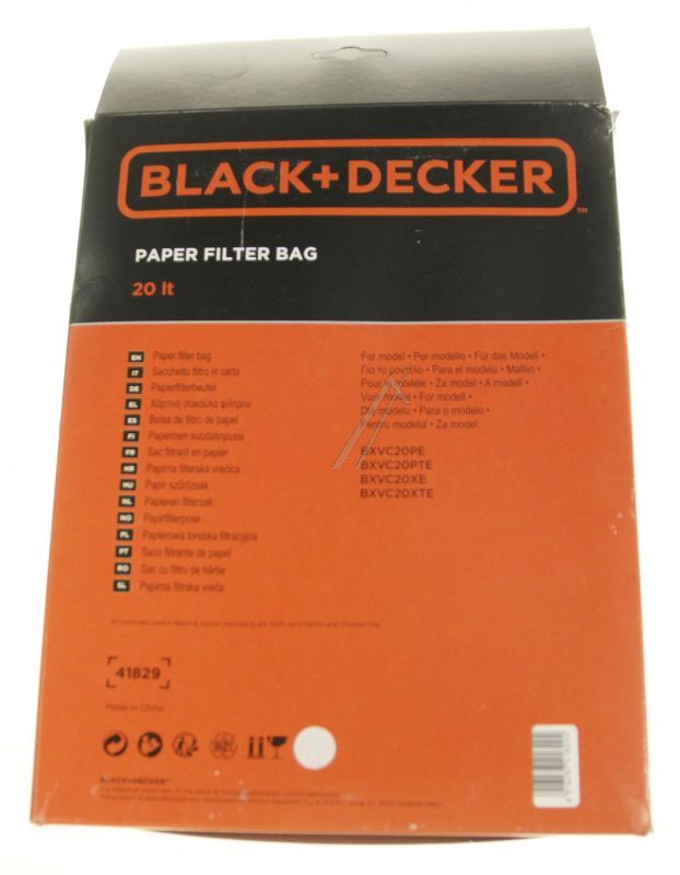 BLACK & DECKER Stofzuigerzakken                                             41829
