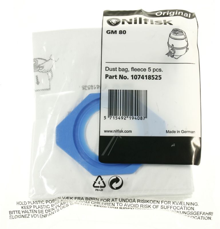 Nilfisk Sacs aspirateur                                              107418525