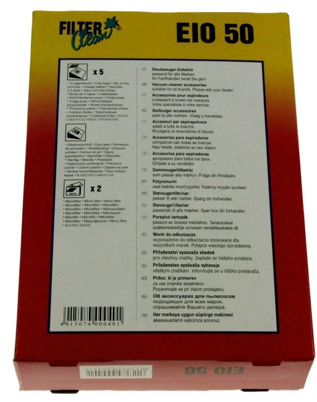 FILTERCLEAN Stofzuigerzakken                                             000041K