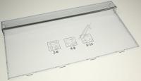 BEKO/GRUNDIG/ARCELIK Lade-afdekking                                               C00895102